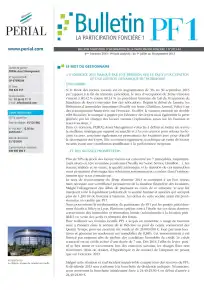 Bulletin trimestriel - 4ème trimestre 2013