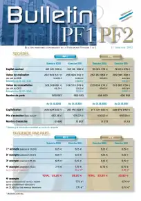 Bulletin trimestriel - 1er trimestre 2012