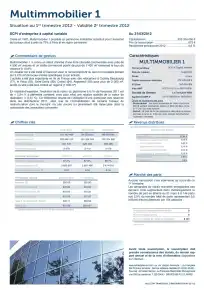 Bulletin trimestriel - 1er trimestre 2012
