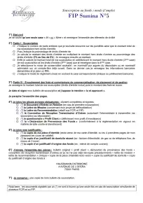 Bulletin de souscription (BS) vierge