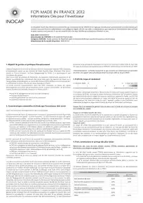 Informations clés (DIC)
