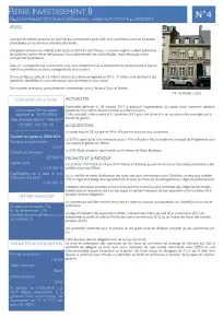 Bulletin trimestriel - 2ème trimestre 2014