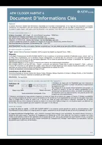 Informations clés (DIC) - 2019