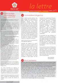 La lettre d'information n°1 - 1er semestre 2008
