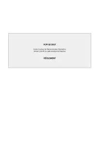 Règlement complet