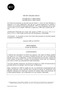 Règlement complet