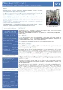 Bulletin trimestriel - 1er trimestre 2014