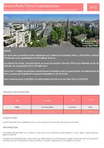Bulletin trimestriel - 1er trimestre 2016