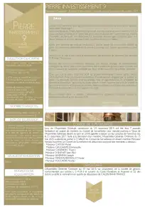 Bulletin trimestriel - 2ème trimestre 2015