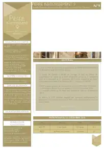 Bulletin trimestriel - 1er trimestre 2017