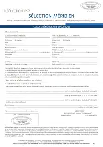 Clause bénéficiaire spécifique