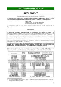 Règlement complet