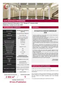 Bulletin trimestriel - 4ème trimestre 2018