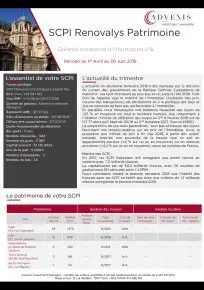 Bulletin trimestriel - 2ème trimestre 2018