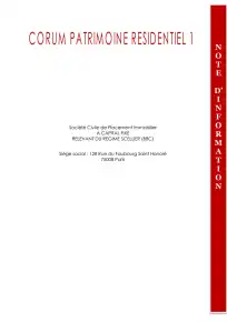 Note d'information