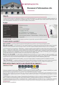 Informations clés (DIC)