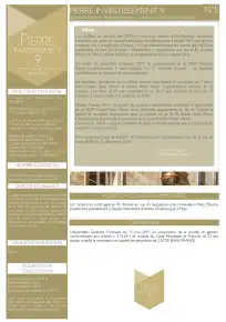 Bulletin trimestriel - 4ème trimestre 2015