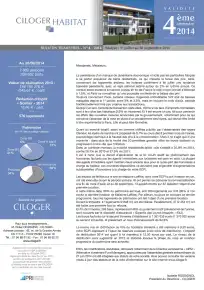 Bulletin trimestriel - 4ème trimestre 2014