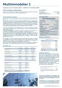 Bulletin trimestriel - 4ème trimestre 2011