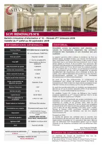 Bulletin trimestriel - 2ème trimestre 2019