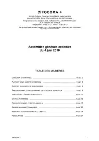 Rapport annuel - 2009
