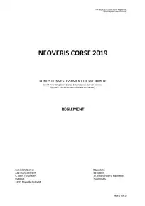 Règlement complet