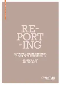 Rapport semestriel (du 01/04 au 30/09/2012)