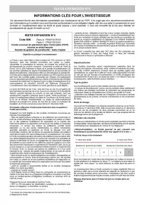 Informations clés (DIC)