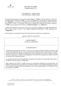 Règlement complet