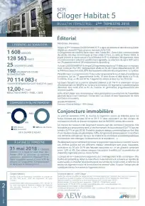 Bulletin trimestriel - 2ème trimestre 2018