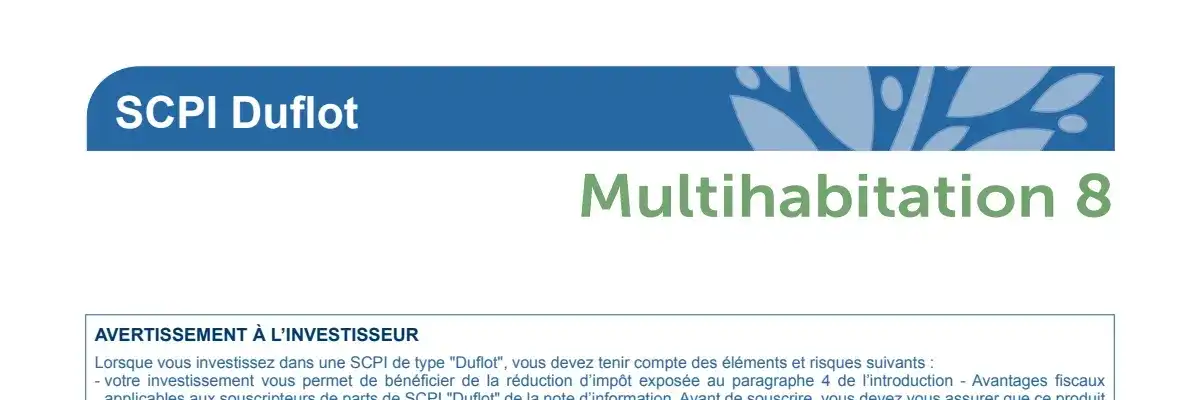 SCPI Multihabitation 8