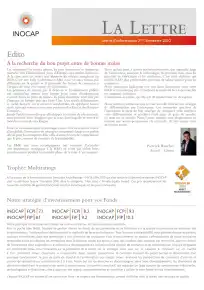 La lettre d'information n°7 - 2nd semestre 2010