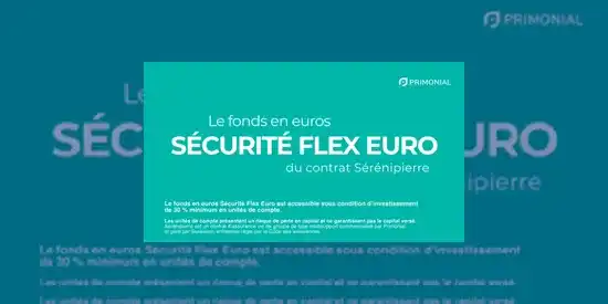 Sécurité Flex Euro, présentation du fonds en euros à capital garanti