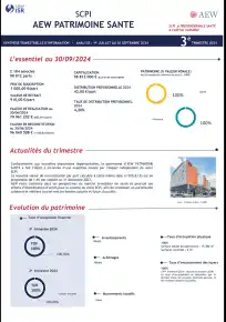 Bulletin trimestriel - 3ème trimestre 2024