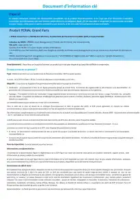 Informations clés (DIC) - 2026