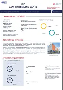 Bulletin trimestriel - 1er trimestre 2025