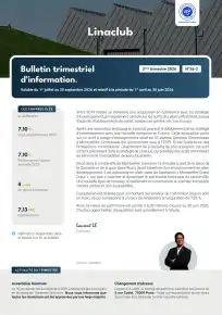 Bulletin trimestriel - 2ème trimestre 2026