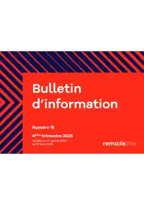 Bulletin trimestriel - 4ème trimestre 2025