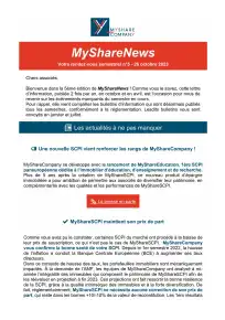 Bulletin trimestriel - 3ème trimestre 2023