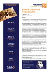 Bulletin trimestriel - 3ème trimestre 2022