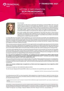 Bulletin trimestriel - 1er trimestre 2021