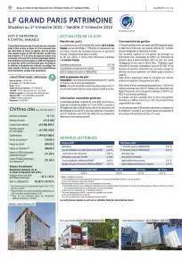 Bulletin trimestriel - 2ème trimestre 2022