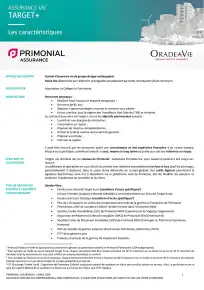 Fiche technique Target +