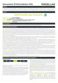 Informations clés (DIC) - 2025