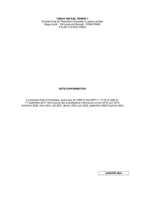Note d'information