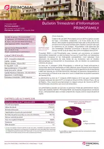 Bulletin trimestriel - 1er trimestre 2018