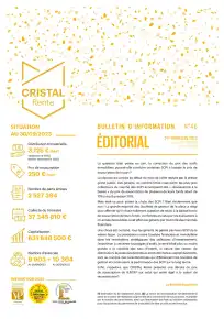 Bulletin trimestriel - 3ème trimestre 2023