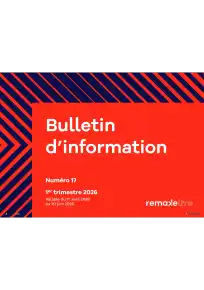 Bulletin trimestriel - 1er trimestre 2026