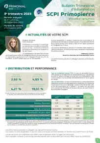 Bulletin trimestriel - 3ème trimestre 2023