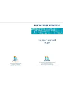 Rapport annuel - 2007